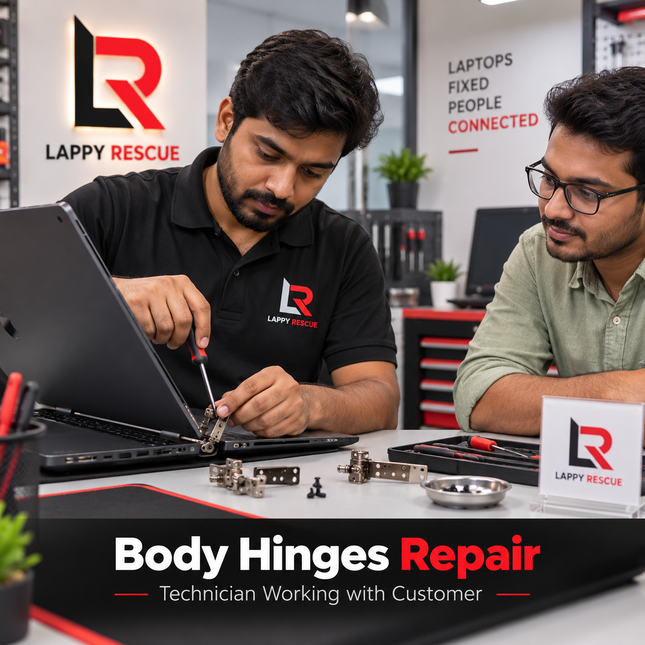 Laptop body and hinge repair